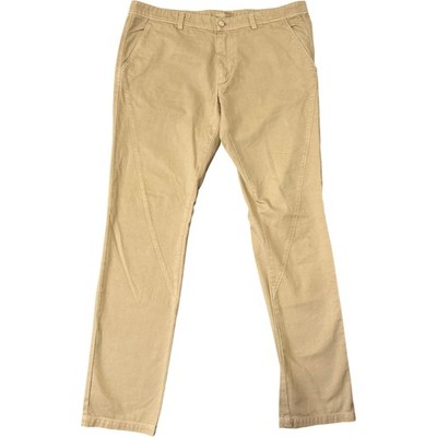 Ermanno Scervino Men's Beige Chino Trousers Cotton Blend Size W40 L34 VGC