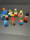 Vintage Fisher Price Little People Figures Lot Of 15 Plastic Toys