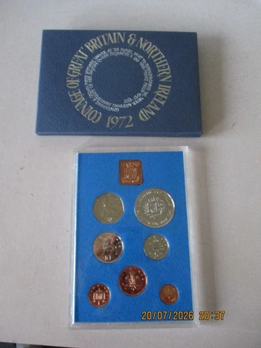 Coinage of Great Britain and Northern Ireland 1972 Proof Set