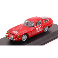 Alfa Romeo TZ1 N.105 2Nd Tour De Corse 1964 ROLLAND-AUGIAS 1:43 Best Model Auto