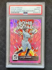 2022 Donruss - Aaron Judge Bomb Squad Pink Fireworks #BS-6 - PSA 10