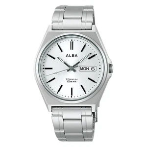 Seiko Alba Men's Quartz Watch, Titanium, Water Resistant (10 ATM), Analog, for D