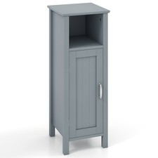Bathroom Floor Storage Cabinet Free Standing w/ Anti-toppling Device