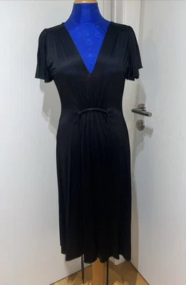 M by Madonna for H&M Kleid Sommerkleid Gr. 38 Schwarz Viskose - Bild 1 von 4