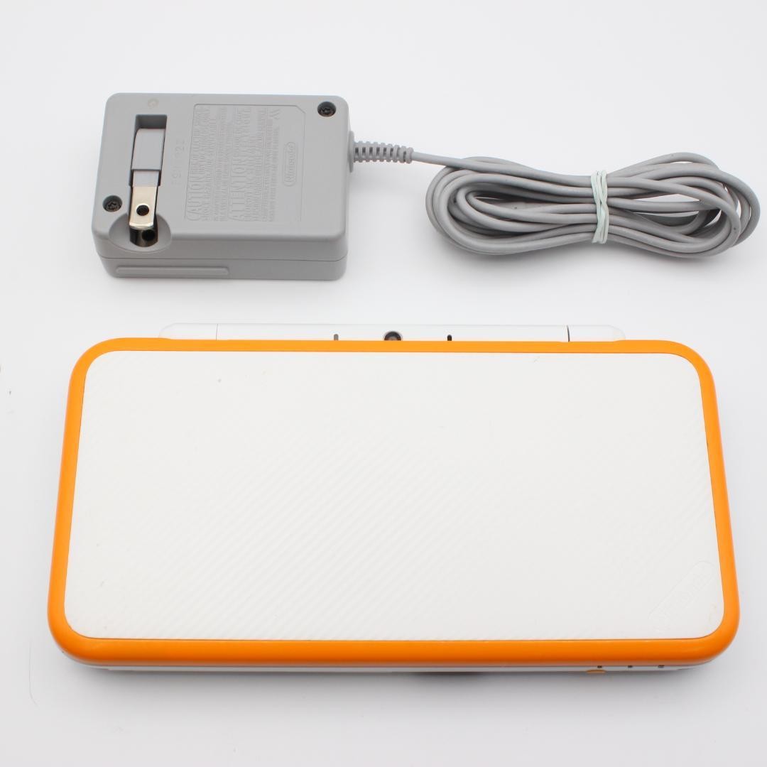 Nintendo 2DS LL White Orange Console with Charger New 2DS XL Japan