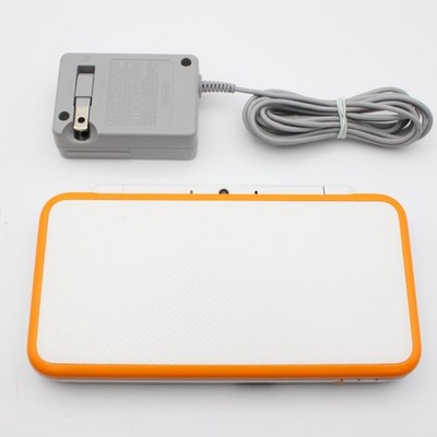 Nintendo 2DS LL White Orange Console with Charger New 2DS XL Japan