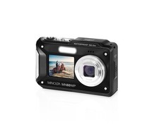 Minolta MN60WP Waterproof Digital Camera 48MP 4K Dual Screens 16X Zoom Kit