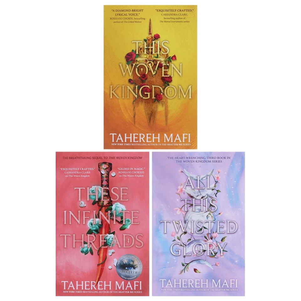 This Woven Kingdom Series by Tahereh Mafi 3 Books Collection Set - Ages 12+ - PB Foto 2 de 4
