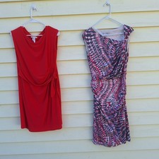 Lot Of 2 Whimsical Fairy Grunge Dress Sz 8 Ethereal Y2K Forest Abstract Neutral 