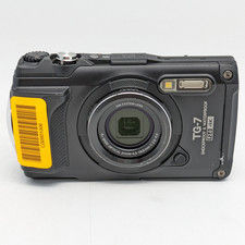 OM System Tough TG-7 Compact Waterproof Camera IM032 in Black Untested 