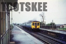 35mm Slide BR British Railways Diesel DMU Class 100 Prestonpans 1969 Original