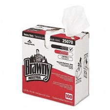 Georgia-pacific Brawny Industrial Heavy-duty Wipe - 100 Sheets Per Box - 100 /