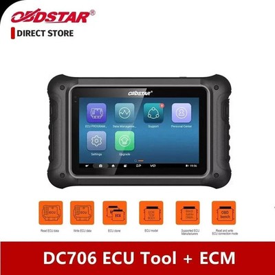 OBDSTAR DC706 ECU Tool ECM ECU Clone OBD2 BENCH for Cars Motorcycles