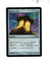 MTG SkeenAB Mana Crypt JUDGE PROMO FOIL from Special Sets. NM.