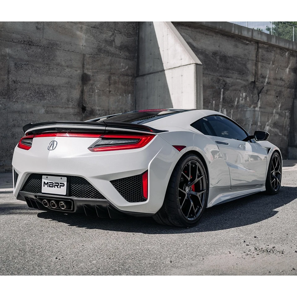 Escape trasero de gato de carbono inoxidable MBRP S49003CF para Acura NSX 2017-2022 3,5 L V6 Foto 2 de 4
