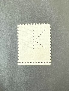 US Perfin Stamp 1938 Kingan Provision Company Indianapolis, IN Rated B+
