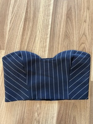 Bershka Top Bauchfrei Neu Größe S 36 Blau