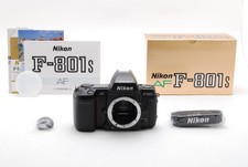 Almost Unused Nikon F-801S 35mm SLR AF Film Camera Black Body From JAPAN