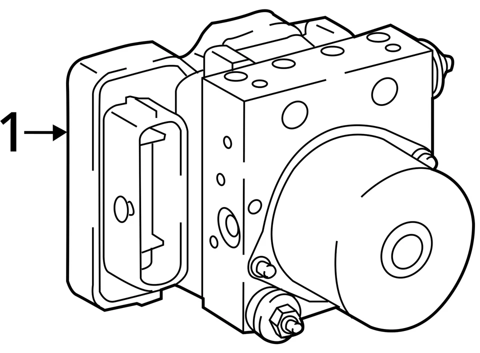 Módulo de control de bomba ABS Toyota Camry 2018-2020 T0EAM Foto 4 de 4