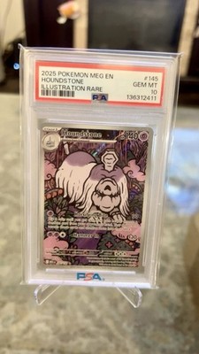 Houndstone 145/132 Me01: Mega Evolution Holo PSA 10
