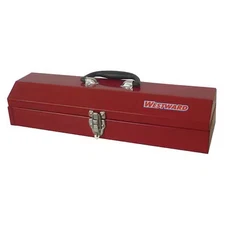 Westward 36Y010 Westward Tool Box, Steel, Red, 19 In W X 6 In D X 4 In H