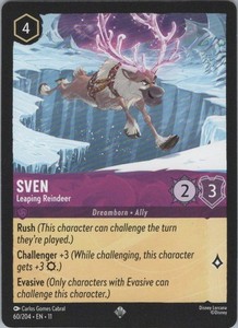Sven - Leaping Reindeer 60/204 Winterspell Super Rare