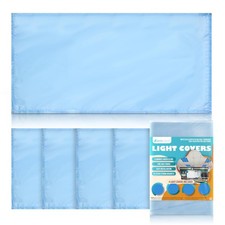 Fluorescent Blue Light Covers for Ceiling Lights - Magnetic Cover for Fluores...