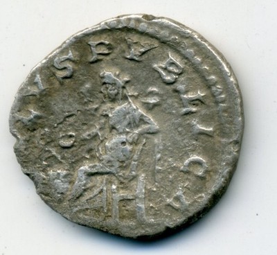 222-228 AD Roman  Severus Alexander Denarius Ancient Coin Salus Publica Rare