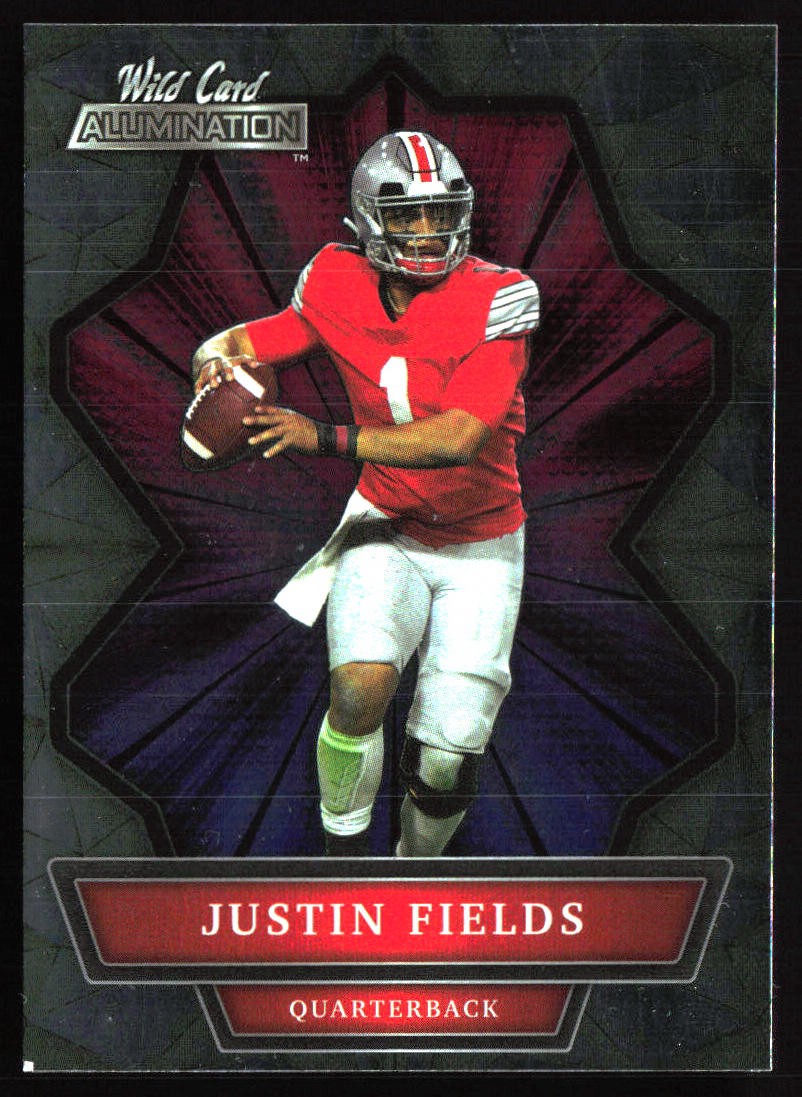 2021 Wild Card Alumination #ABC-2 Justin Fields Silver