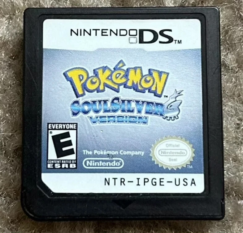Pokemon: SoulSilver Version Cartridge – Tested and Working – Saves Properly