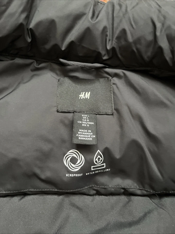 Chaqueta acolchada repelente al agua H&M, talla grande para hombre Foto 3 de 4