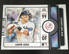 2026 Topps Series 1 Big Ticket Players Aaron Judge #BTP-18 Insert Yankees MLB