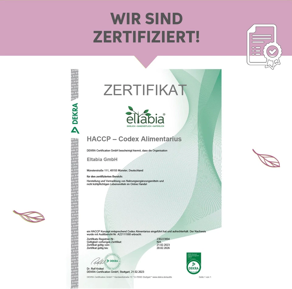 Traubenkernextrakt Kapseln 95% OPC Hochdosiert 950mg Tagesdosis Rohkost Qualität - Bild 4 von 4