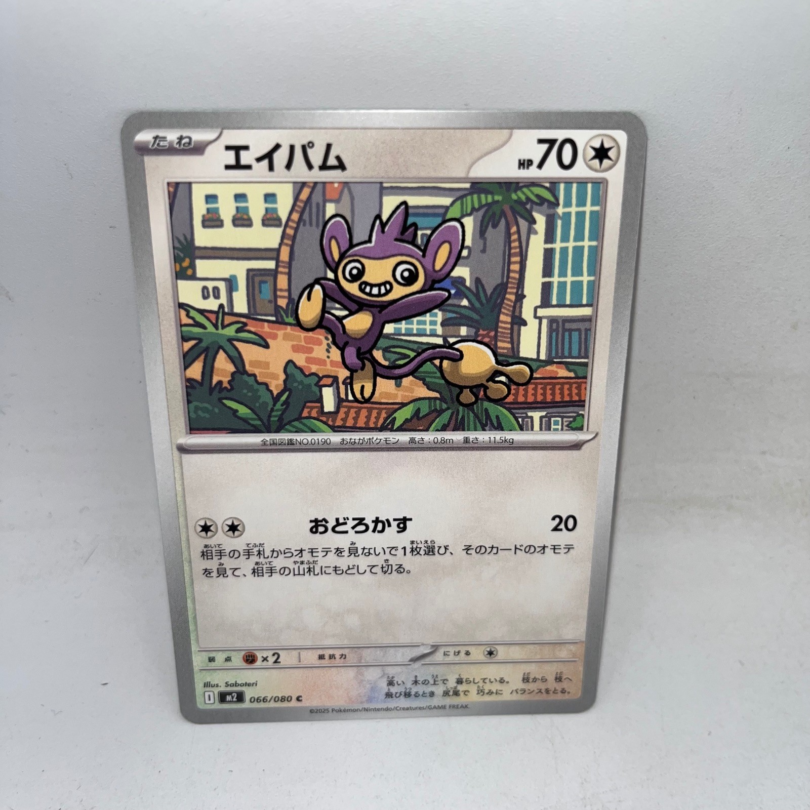Aipom 066/080 Common Inferno X Pokemon Japanese Near Mint