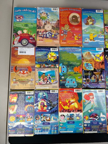 25 Pokemon VHS Tape Lot Indigo League TV Pioneer Viz Video Nintendo - Picture 7 of 18