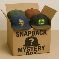 MYSTERY BOX! Random Bundle Of 3 Snapback Hat Cap All Styles Vintage Modern Mix