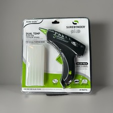 Surebonder Plus Dual Temp Glue Gun Mini Size  12 Glue Sticks Kit DT-200FKIT