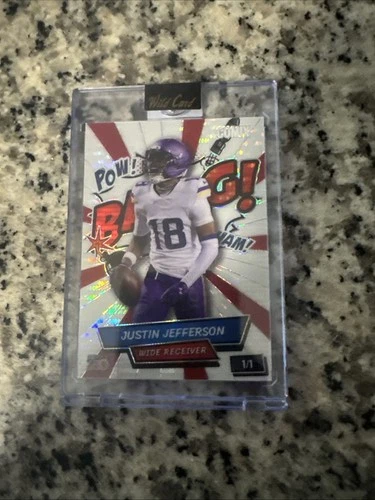 2026 Wild Card COMIX Justin Jefferson 1/1 Vikings America 250