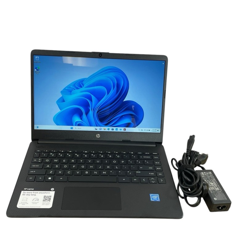 HP Laptop 14-dq0051dx 14" Celeron N4120 1.1GHz 8GB RAM 64GB - Black