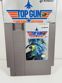 Top Gun: The Second Mission NES Juego Nintendo Original CAJA Completo Manual CIB