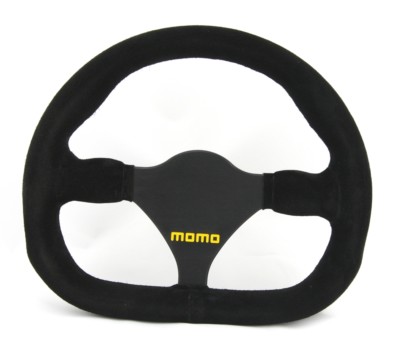 Momo Wildleder Sportlenkrad Modell MOD. 27 290mm schwarz black steering wheel vo