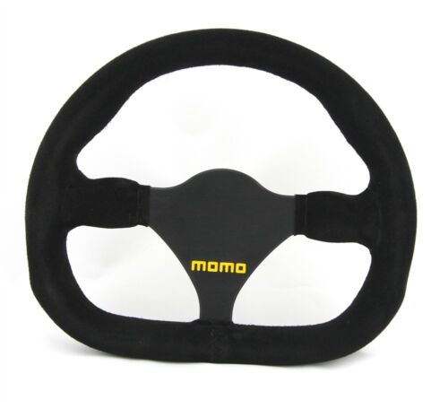 Momo Wildleder Sportlenkrad Modell MOD. 27 290mm schwarz black steering wheel vo - Bild 1 von 3
