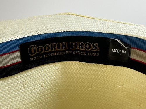 Goorin Bros Ivory Gr. M Fedora Paper Herren Hut nie getragen hat Falten - Bild 7 von 9