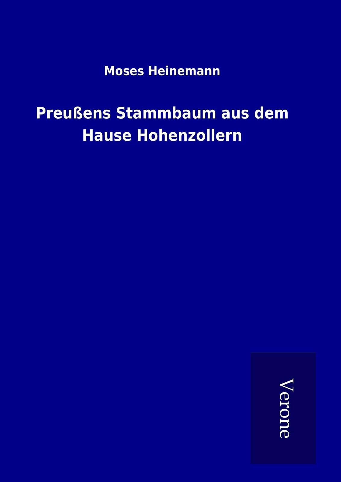 Thumbnail - Preußens Stammbaum Aus Dem Hause Hohenzollern | Buch | 9789925013760