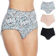 Rhonda Shear 3pack Smoothing Brief, MLBLDS, Medium