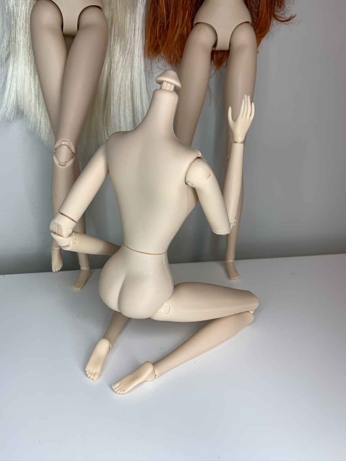 DIY OOAK BJD 2 pac Doll Body 12” Posable Jointed Articulated Change Hands Symbol