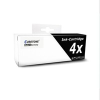 4X Eurotone Tinte T7901 Black Xxl Alternative F�R Epson T7901 79XL Pisa 79