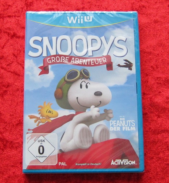 Snoopys GroßE Abenteuer, Nintendo Wiiu Spiel, Neu Ovp, Deutsche Version-image