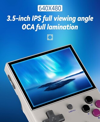 New Anbernic RG35XX Plus Retro Handheld Game Console 64GB Linux