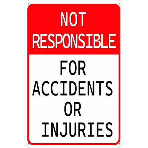 Metal Warning Tin Sign Rectangular Iron Painting Wall Home Bar Decor30x40cm - Picture 13 of 21